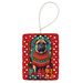 Mastiff Holiday Christmas Porcelain Ornament Christmas Tree Hanging Decorations For Home Christmas Holiday, Rectangle, Gift, Multicolor_maomaolike.com