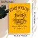 Stars Hollow Gazebo Painting Poster, Vintage Retro Style Gazebo & Quote Poster, Warm Nostalgic Wall Decor Ideal For Living Room, Bedroom_maomaolike.com