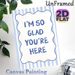 Inspirational Quote Painting Poster, Blue & White Striped Wavy Frame Handwritten Typography Poster, Warm Heartfelt Message Ideal For Living Room_maomaolike.com
