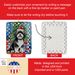 Havanese Christmas Reindeer Porcelain Ornament Christmas Tree Hanging Decorations For Home Christmas Holiday, Rectangle, Gift, Multicolor_maomaolike.com