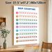 Skip Counting Educational Math Painting Poster, Colorful Structured Number Sequence Poster, Aids Skip Counting Learning Ideal For Classroom, Study_maomaolike.com