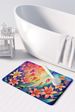 Lilies In Color Memory Foam Kitchen Mat Machine Washable Anti-Fatigue Mat Cushion Comfort Bath Mat Or Kitchen Rug_maomaolike.com