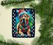 Great Dane Christmas Porcelain Ornament Christmas Tree Hanging Decorations For Home Christmas Holiday, Rectangle, Gift, Multicolor_maomaolike.com