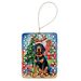 Black And Tan Coonhound Christmas Reindeer Porcelain Ornament Christmas Tree Hanging Decorations For Home Christmas Holiday, Rectangle, Gift, Multicolor_maomaolike.com