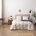 Three Piece Set Brushed Printed Quilt Set Duvet Bedding_maomaolike.com