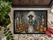 La Catrina Skeleton Spooky Halloween Doormat Front Door Mat Indoor Outdoor Rugs For Entryway, Non Slip Washable Low Pile, 24H X 36W_maomaolike.com