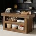 Kitchen Island, Farmhouse 3-Tier Island Table With Large Countertop (OLD SKU:S05790291)_maomaolike.com