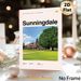 Sunningdale Golf Course Painting Poster, Vibrant Scenic Golf Course Poster, Showcases Iconic Clubhouse And Manicured Green, Ideal For Home Or Golf_maomaolike.com