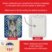 Collie My Angel Porcelain Ornament Christmas Tree Hanging Decorations For Home Christmas Holiday, Rectangle, Gift, Multicolor_maomaolike.com