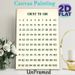 Count To 100 Painting Poster, Vintage-inspired Dark Green Number Chart Poster, Practical For Number Counting Learning, Suitable For Study Spaces And_maomaolike.com
