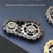 Stress Finger Flywheel Chain Fidget Spinner Boredom Anxiety Relief Artifact Gear Mechanical Metal Toy_maomaolike.com