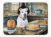 Pit Bull Terrier Fall Kitchen Pumpkins Memory Foam Kitchen Mat Machine Washable Anti-Fatigue Mat Cushion Comfort Bath Mat Or Kitchen Rug_maomaolike.com