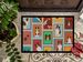 Lots Of Red Border Collie Doormat Front Door Mat Indoor Outdoor Rugs For Entryway, Non Slip Washable Low Pile, 24H X 36W_maomaolike.com