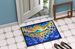 Blue Cornflowers In Color Doormat Front Door Mat Indoor Outdoor Rugs For Entryway, Non Slip Washable Low Pile, 24H X 36W_maomaolike.com