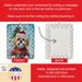 Lhasa Apso Christmas Porcelain Ornament Christmas Tree Hanging Decorations For Home Christmas Holiday, Rectangle, Gift, Multicolor_maomaolike.com
