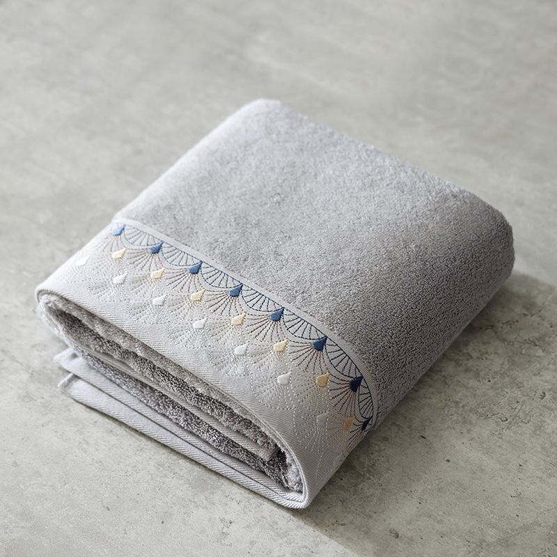 Light Luxury Long Staple High End Hotel Bath 500 Grams Of Absorbent A Class Pure Cotton Homestay Beach Towel_maomaolike.com