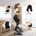 Stepper For Exercise Mini Fitness Stepper With 2 Resistance Bands LCD Monitor Max 330.7LBS Load Stair Stepper Quiet Stepper_maomaolike.com