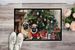 Pug Cozy Christmas Doormat Front Door Mat Indoor Outdoor Rugs For Entryway, Non Slip Washable Low Pile, 24H X 36W_maomaolike.com