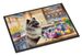 Decorating Easter Keeshond Doormat Front Door Mat Indoor Outdoor Rugs For Entryway, Non Slip Washable Low Pile, 24H X 36W_maomaolike.com