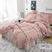 2026 Spring New European Bedding Set Four-Piece Pure Cotton Bed Skirt Internet Celebrity Ruffled Edge Girly Princess Style_maomaolike.com