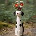 New Quirky Vase, Handmade Unique Dog-shaped Vase, Home Decoration Resin Ornament_maomaolike.com