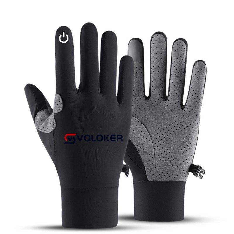 Cycling gloves summer men and women thin ice silk sports outdoor fishing fitness touch screen cycling bicycle gloves_maomaolike.com