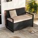 Patio Storage Bench Outdoor Wicker Loveseat With Built-in Storage_maomaolike.com
