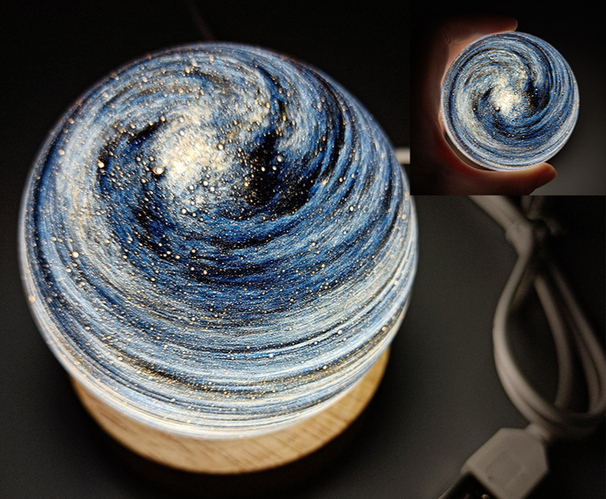 Cross-Border Wandering Planet Starry Sky Wooden Night Light Sunset Table Atmosphere Bedside Lamp Birthday Gift_maomaolike.com