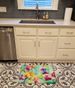 Orchids In Watercolor Memory Foam Kitchen Mat Machine Washable Anti-Fatigue Mat Cushion Comfort Bath Mat Or Kitchen Rug_maomaolike.com