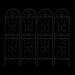 4 Pack Metal Garden Trellis 71" X 19.7" Rustproof Trellis For Climbing Plants Outdoor Flower Support Black_maomaolike.com