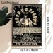 The Magician Tarot Painting Poster, Vintage Monochrome Mystical Tarot Scene Poster, Captivating Occult-themed Decor Suitable For Home, Spiritual_maomaolike.com