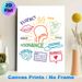 Speech-Language Pathology Painting Poster, Colorful Hand-drawn Speech Therapy Elements Poster, Informative Educational Decor Suitable For Speech_maomaolike.com