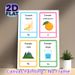 Russian Vocabulary Learning Painting Poster, Vibrant Cartoon-style Daily Items & Nature Scenes Poster, Aids Language Learning Ideal For Study Rooms_maomaolike.com