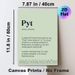 Danish "Pyt" Definition Painting Poster, Minimalist Typographic With Tiny House Border Poster, Delivers Gentle Mindfulness Reminder For Home, Office_maomaolike.com