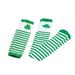 Unisex Festive shamrock over-the-knee socks Women's Rave men's glove sock set_maomaolike.com