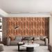 45cm*2000cm Modern 3D Wood Slat Wallpaper – Luxury Peel & Stick Acoustic Panel Wall Covering For TV Background, Living Room & Bedroom Decor_maomaolike.com