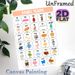 Vowel Teams Educational Painting Poster, Colorful Cartoon-style Phonics Learning Poster, Clear Vowel Teams Guide With Cute Illustrations, Suitable For_maomaolike.com