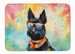 Scottish Terrier Hippie Dawg Memory Foam Kitchen Mat Machine Washable Anti-Fatigue Mat Cushion Comfort Bath Mat Or Kitchen Rug_maomaolike.com