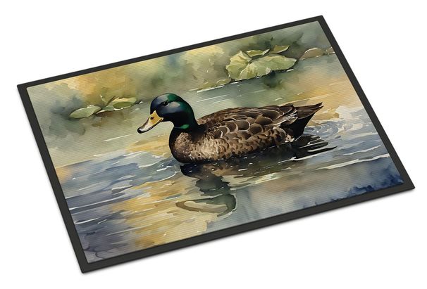 American Black Duck Doormat Front Door Mat Indoor Outdoor Rugs For Entryway, Non Slip Washable Low Pile, 24H X 36W_maomaolike.com