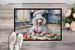 White Poodle The Chef Doormat Front Door Mat Indoor Outdoor Rugs For Entryway, Non Slip Washable Low Pile, 24H X 36W_maomaolike.com
