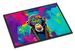 Hippie Animal Chimpanzee Doormat Front Door Mat Indoor Outdoor Rugs For Entryway, Non Slip Washable Low Pile, 24H X 36W_maomaolike.com