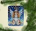Cavalier Spaniel My Angel Porcelain Ornament Christmas Tree Hanging Decorations For Home Christmas Holiday, Rectangle, Gift, Multicolor_maomaolike.com