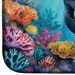 Manatee And Coral Reefs Dish Drying Mat Absorbent Dish Drying Mat Pad For Kitchen Counter Dish Drainer Mat For Countertop, 14 X 21", Multicolor_maomaolike.com