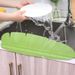 Kitchen sink side baffle leaf type with suction cup water baffle plate practical pool splash guard_maomaolike.com