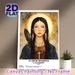 St. Kateri Tekakwitha Religious Painting Poster, Serene Watercolor Portrait Poster, Inspiring Faith-themed Decor Suitable For Home, Prayer Room And_maomaolike.com