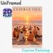 Beach Sunset Musical Gathering Painting Poster, Warm-toned Vintage-style Coastal Scene Poster, Cozy Joyful Social Design, Ideal For Living Room_maomaolike.com