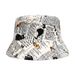 Hot Sale Bucket-Hats Men Women letter Print Bob Fisherman Cat Cotton Fashion Anti-sun Hip Hop Panama Hat 2024 New_maomaolike.com