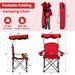 Portable Folding Beach Canopy Chair With Cup Holders For Beach, Picnic, Fishing And Football Games_maomaolike.com