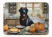 Black Lab Fall Kitchen Pumpkins Memory Foam Kitchen Mat Machine Washable Anti-Fatigue Mat Cushion Comfort Bath Mat Or Kitchen Rug_maomaolike.com