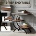 3-Tier End Table, C-Shaped End Table,_maomaolike.com